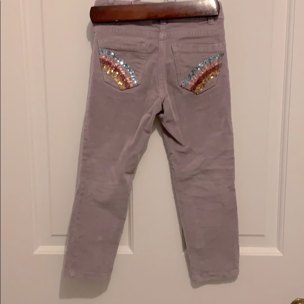 Mini Boden Velvet Rainbow pants (4y)